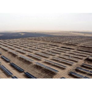 Custom Single Axis Solar Tracker Ground Solar Panel Mounting Tracker System