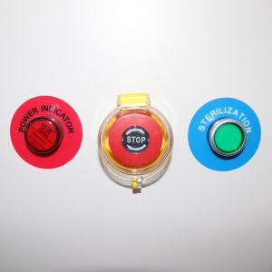 Powder Coating 1.1KW Cleanroom Air Shower Steel Frame