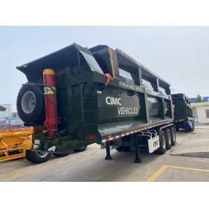 Chinese CIMC The Latest Design High Intensity4 Axle 60 Ton 80 Ton U-type Tipper