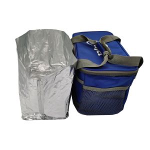 PEVA 15L Cooler Lunch Bags 1640D Oxford Fabric Insulated Picnic Bag