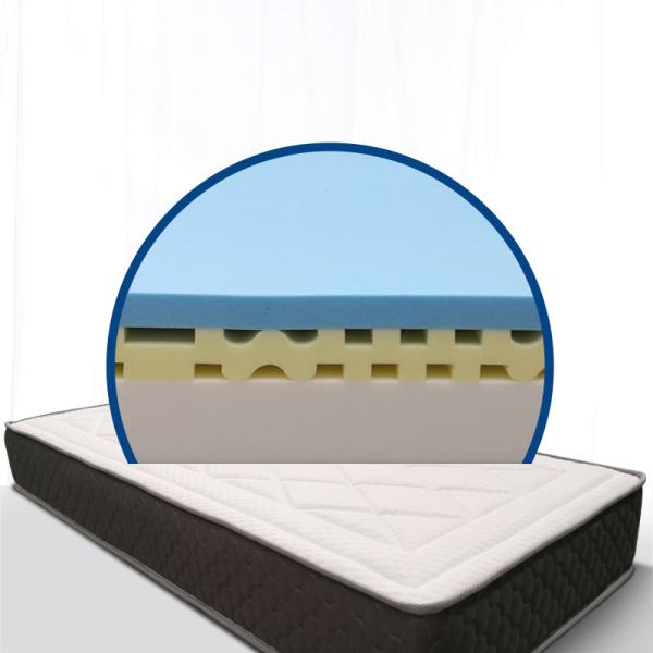 Foam mattress Queen Size 10 Inch Thick Visco Elastic Adjustable Foam Mattress Gel Topper