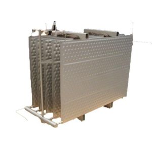 Double Embossed Falling Film Plate Chiller For Seafood