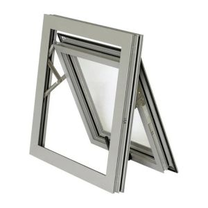 American style Hurricane Impact Aluminium Tempered Glass Awning Roof Windows