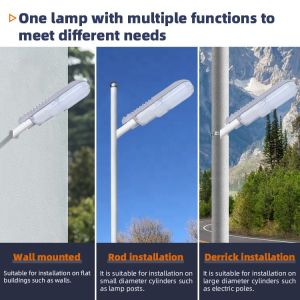 AC Electric LED Street Light 25w 40w Outdoor Solar Street Lamp Slim