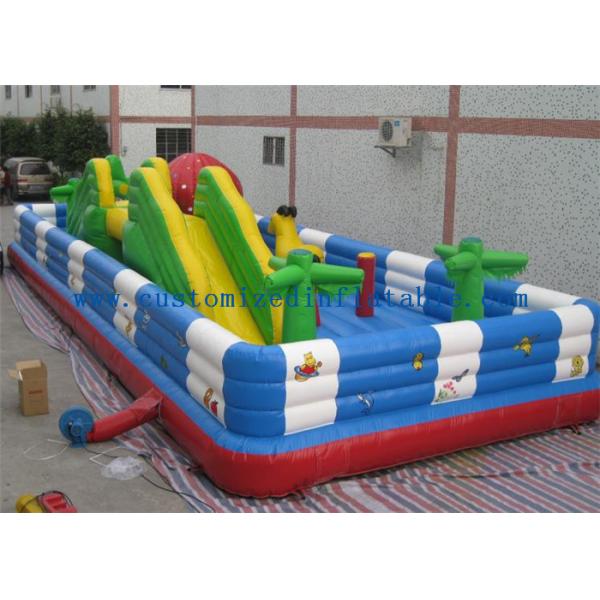 Kids Inflatable Amusement Equipment / Commercial Inflatable Bouncers For Learning Center