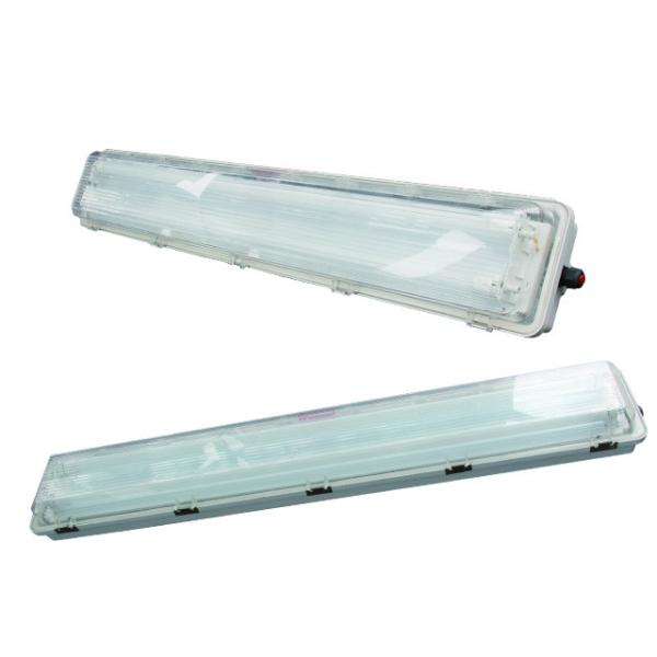 IP66 9-54w Explosion Proof Fluorescent Light GRP Material 100ml/w Efficiency 5