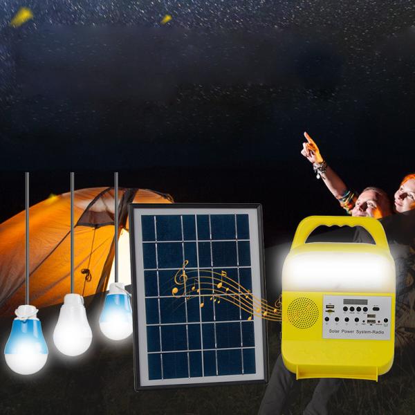 Buy Multifunctional Touch Switch Solar Rechargeable Lamp With Solar Panel at wholesale prices
