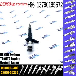 China Diesel Fuel Injector 095000-7400 0950007400 23670-30220 2367030220 on sale