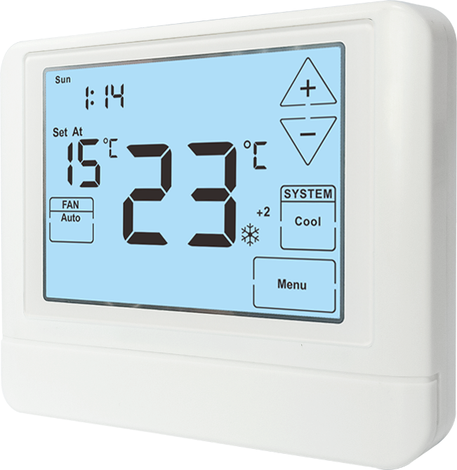 Non-Programmable White Digital Room Thermostat For Temperature Control