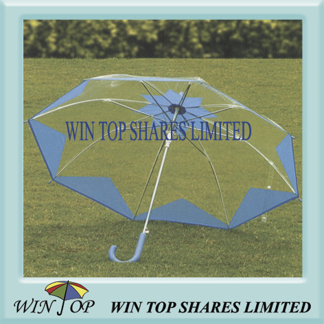 Buy 23" Auto Straight Plastic Umbrella at wholesale prices