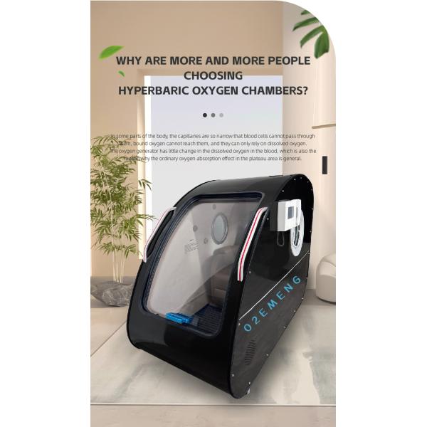 Black All-In-One Machine Anti-Aging 1.5-2.0ATA Hard Type Hyperbaric Oxygen