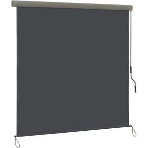 Vertical Awning, Polyester, For Window Dark Grey 160 X 250 Cm