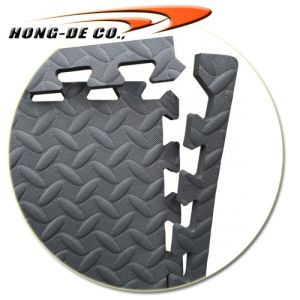 Anti Skidding 6pk Interlocking Exercise Tiles , 11mm Interlocking Foam Squares