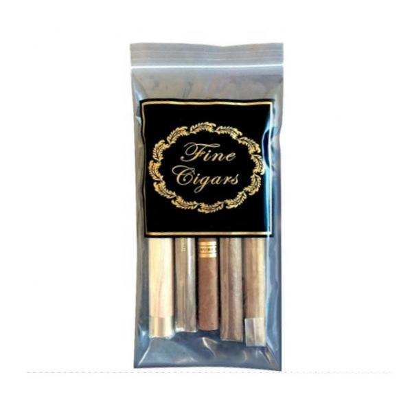 Custom printed Aluminum Foil Blunt Cigar Wrap Packaging Bags for tobacco