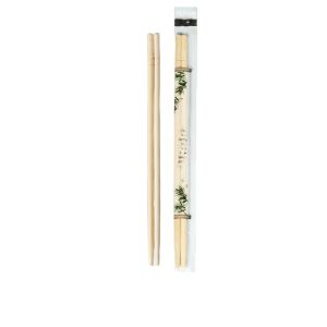 Customized logo Round Bamboo Disposable Bamboo Chopsticks Flatware Type for