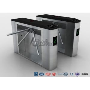 Quality RFID Card Reader Tripod Turnstile Gate , Entrance Turnstile Access Control for sale