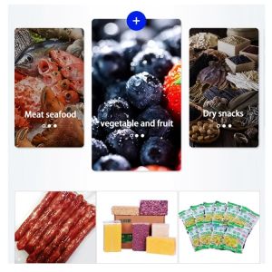 Food Vegetables Rice Dual Chamber Vacuum Sealer Machine 1.5KW