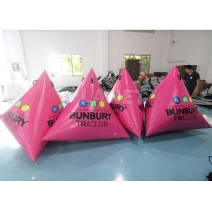 Custom Sealed Floating Triathlon Inflatable Advertising Water Buoy Marking Buoys