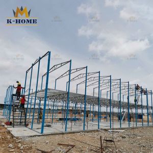 Sandwich Panel Prefab Steel House Sleeping Accommodations