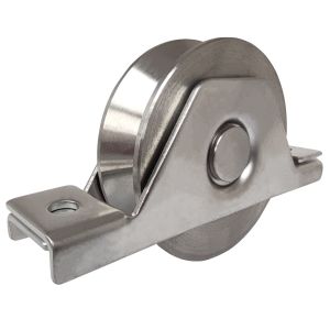 Quality Sliding Gate Accessories 3'' Steel Wheel V Groove Gate With 6202 Bearing for sale