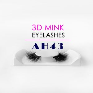 Siberian Real 3D Mink Eyelashes Natural Black Color Soft Feeling For Weddings