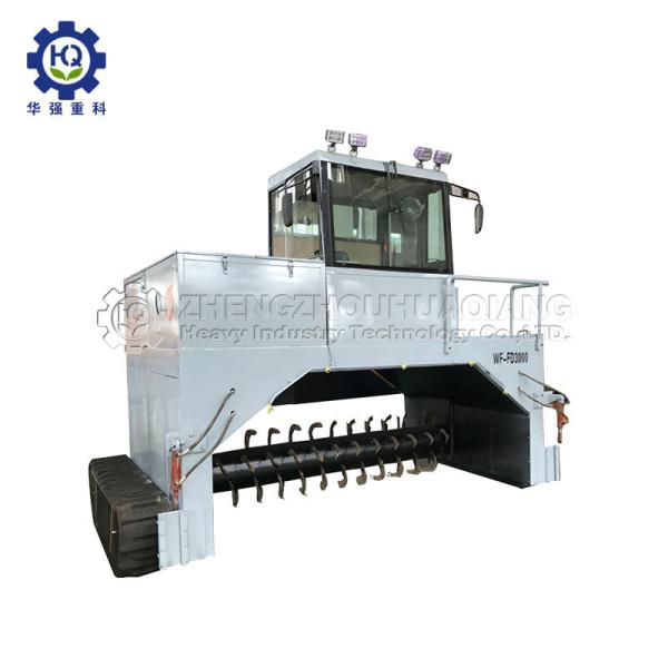 Buy 3000mm Width Self Propelled Poultry Manure Compost Turning Machine at wholesale prices