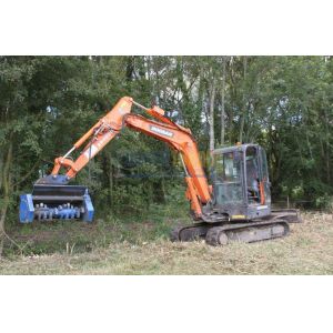 Accurate Hydraulic Hedge Cutter , Tree Pruning Machine Reliable Performance