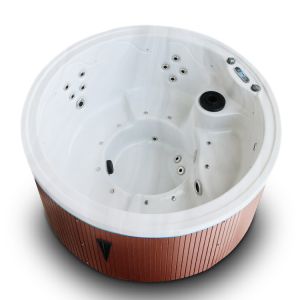 1200L 5 Persons Hot Tub Aristech Acrylic Round Shape Whirlpool Jacuzzi Spa Tub