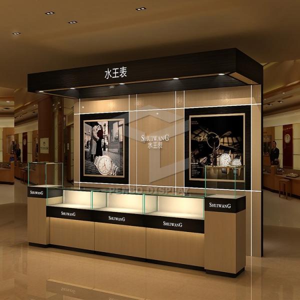 1200*630mm Watch Display Cabinet 10mm Tempered Glass Countertop Display Case