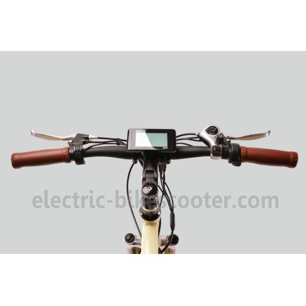 32km/H Mens Mid Motor Electric Bike , 36V 350W Mid Motor Electric Mountain Bike