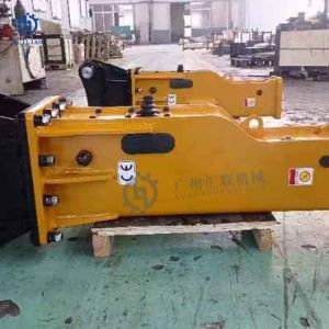 CASE580L Backhoe Loader Silence Box Type SB40 Hydraulic Hammer Demolition