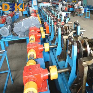 GI Purlin Making Machine Gear Chain Drive 3m Length PLC Touch Screen