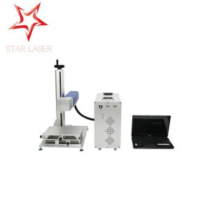 China Piston Ring Industrial Laser Marking Machine Focusable Beam Brass Engraver on sale