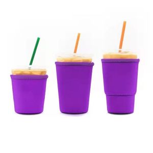 Factory price reusable Anti-hot Neoprene cup Sleeves Tumbler cup bottle holder