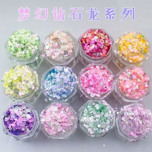 Bulk Chunky Loose Rainbow Holographic Glitter Sequin Polyester 3D Cats