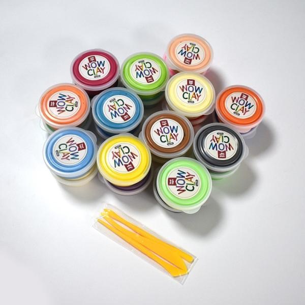 Children 24 Colors Coloured Modelling Clay Large Package Ultralight Kids Gift Toy Set