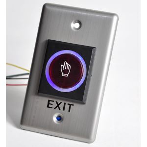 Infrared Exit Push Button No Touch Exit Sensor No Mechanical Bolt