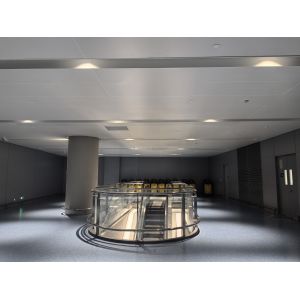 Composite Metal Honeycomb Acoustic Ceiling Tiles RAL White Aluminium Micro