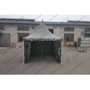 3x3M Aluminum Camouflage Military Army Tent With Transparent PVC Windows