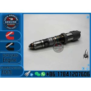 For Cummins QSK60 Common Rail Fuel Injector Model 4326780 432678 & 4326781 for