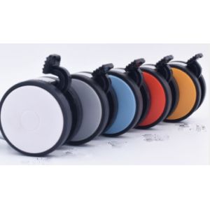 82mm Locking PU Castor Wheel For Furnitures