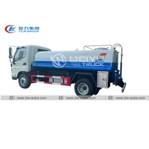 China Foton Aumark RHD Carbon Steel Water Tank Truck 8000L For Spraying on sale