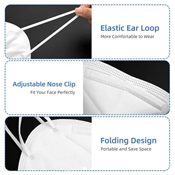 FDA Personal Protective Nonwoven meltblown KN95 Face Mask