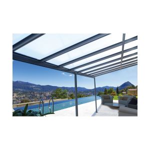 China 6mm 8mm Outdoor Aluminium Pergola / Aluminium Frame Gazebo on sale