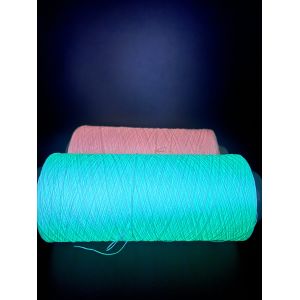 450D Diy Glow Yarn Natural White Fluorescent Knitting eco friendly