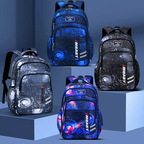 Children Waterproof Side Opening School Backpack For Kids Primary School Student