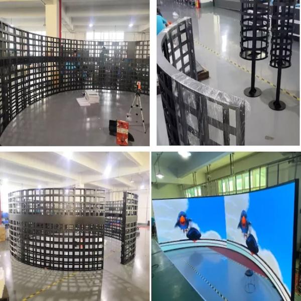 P2.5 Indoor Flexible LED Panels 320*160mm Curved Soft LED Dispaly Screen