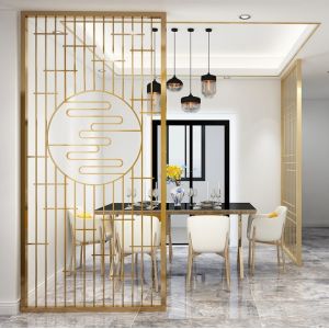 Customized Screen Double Sided Partition Screen Room Divider Aluminum Stainless