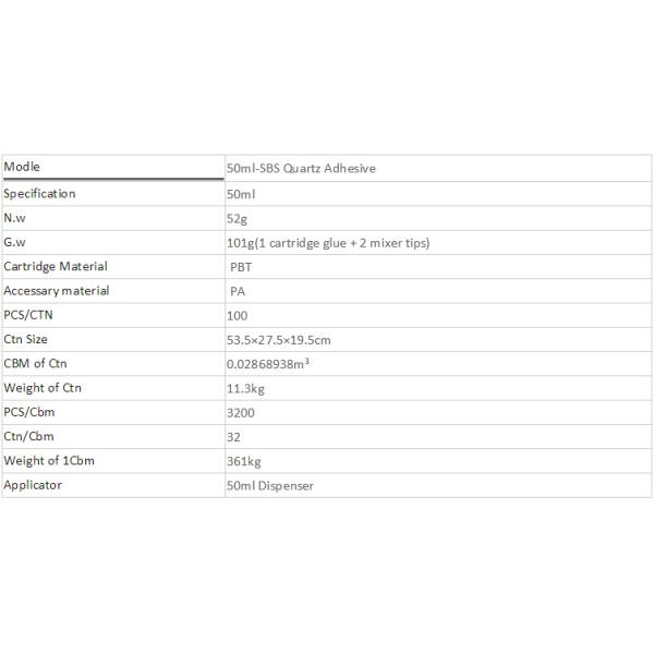 Hot Selling High Strength Eco-Frendly Quartz Countertops Adhesive Glue For Quartz Surface