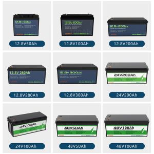 12.8V 100AH 200AH 300AH 400AH Lifepo4 Lithium Ion Battery for Solar Energy